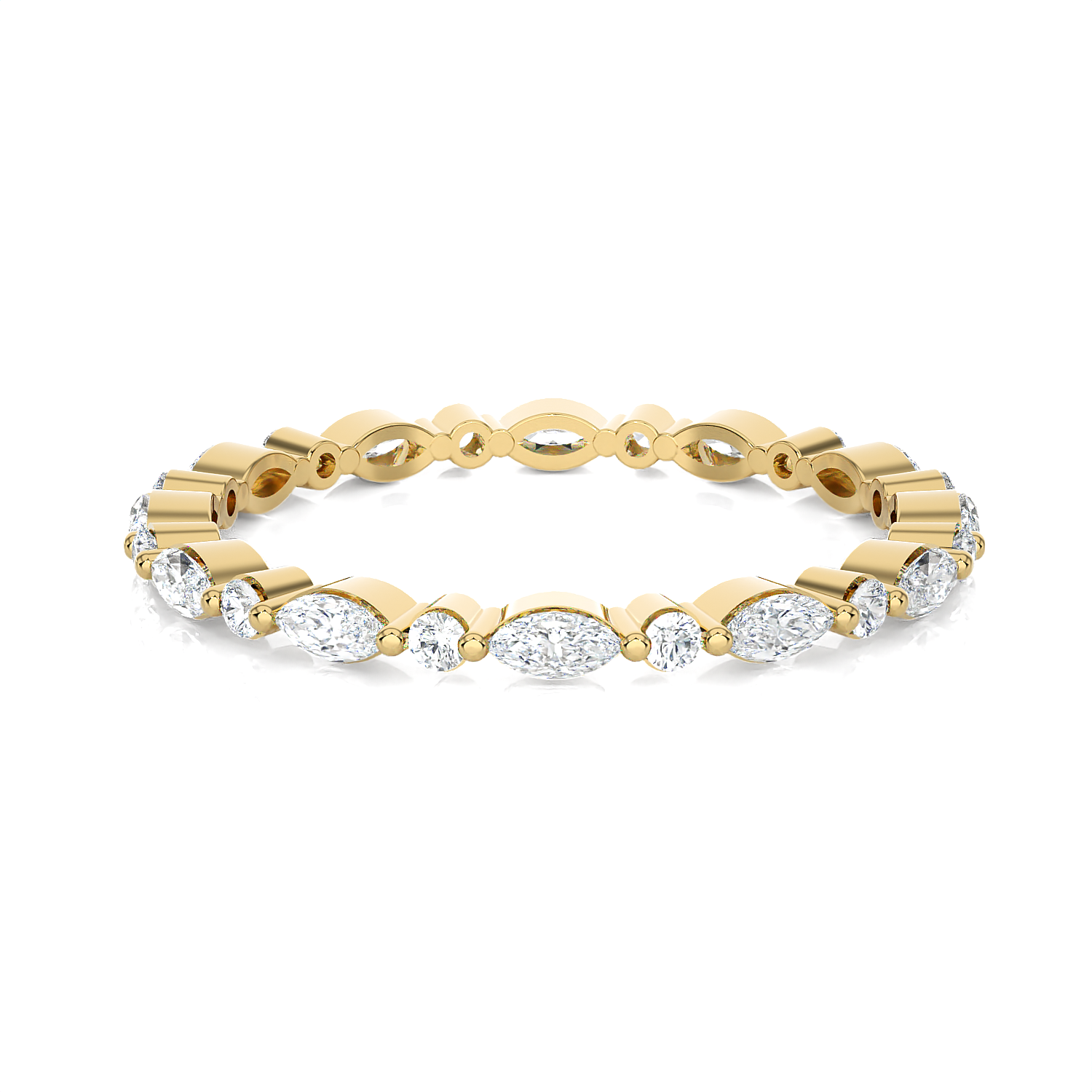 1/2 ctw Round Lab Grown Diamond Eternity Band