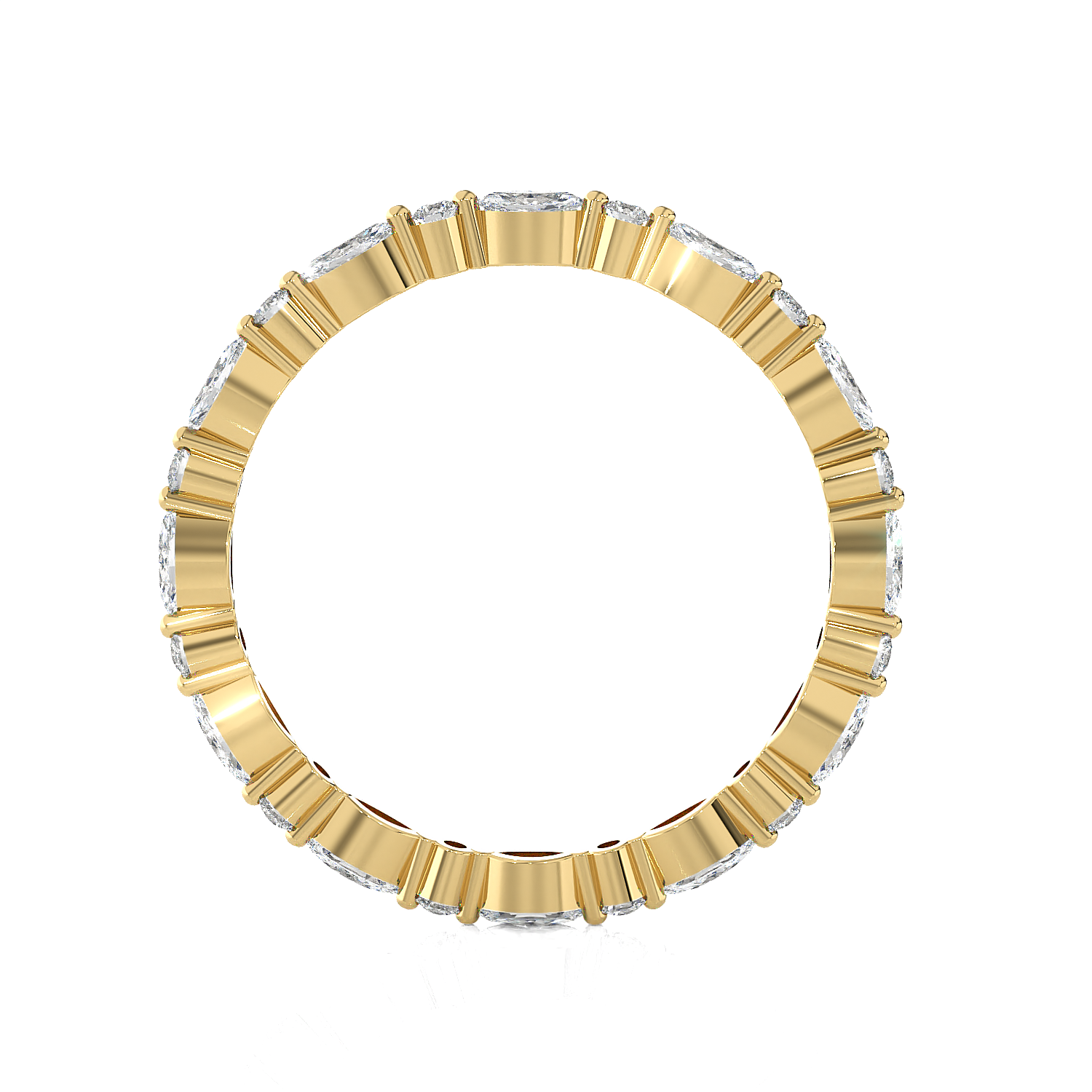 1/2 ctw Round Lab Grown Diamond Eternity Band