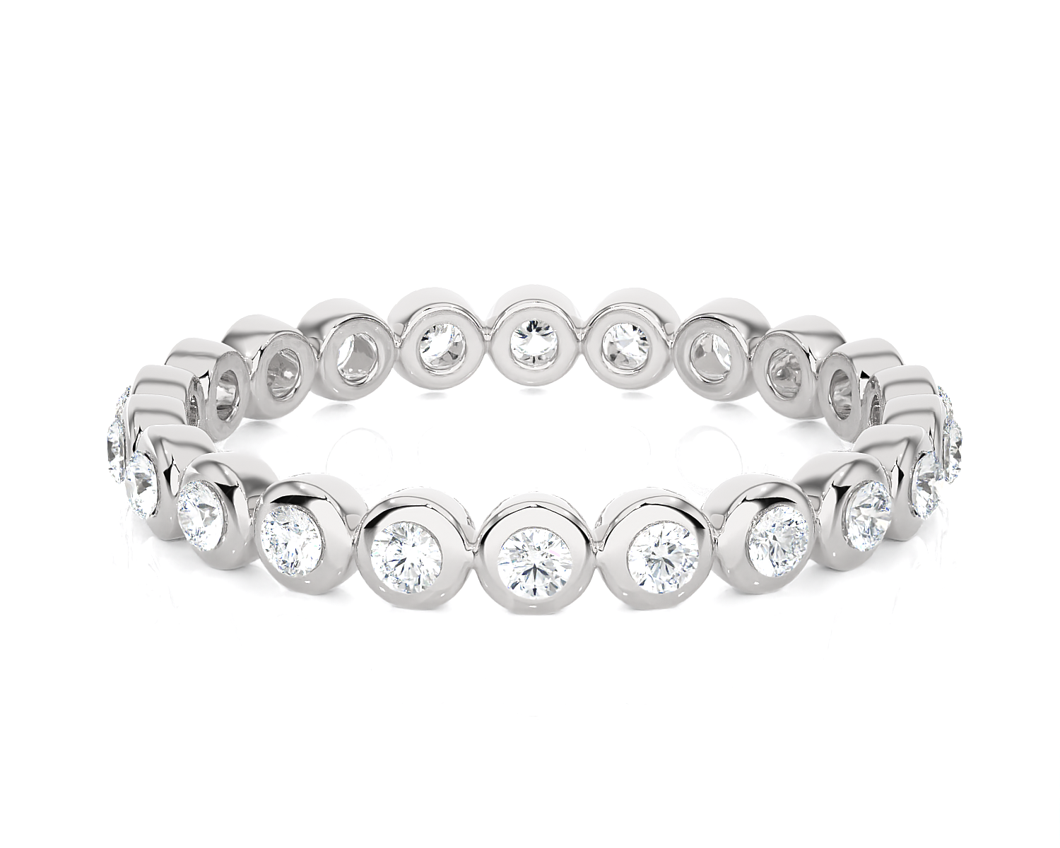 1/2 ctw Round Lab Grown Diamond Eternity Band