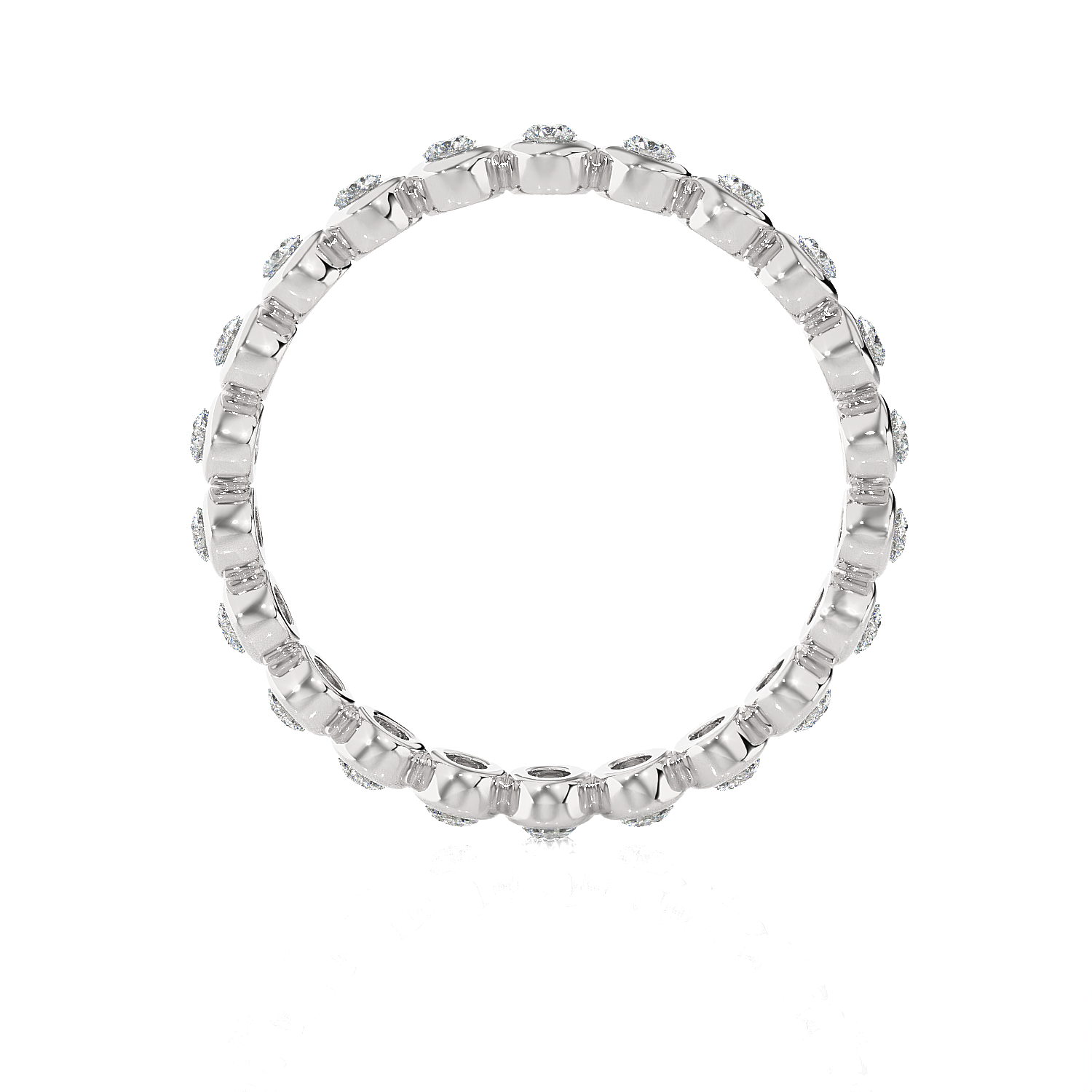 1/2 ctw Round Lab Grown Diamond Eternity Band