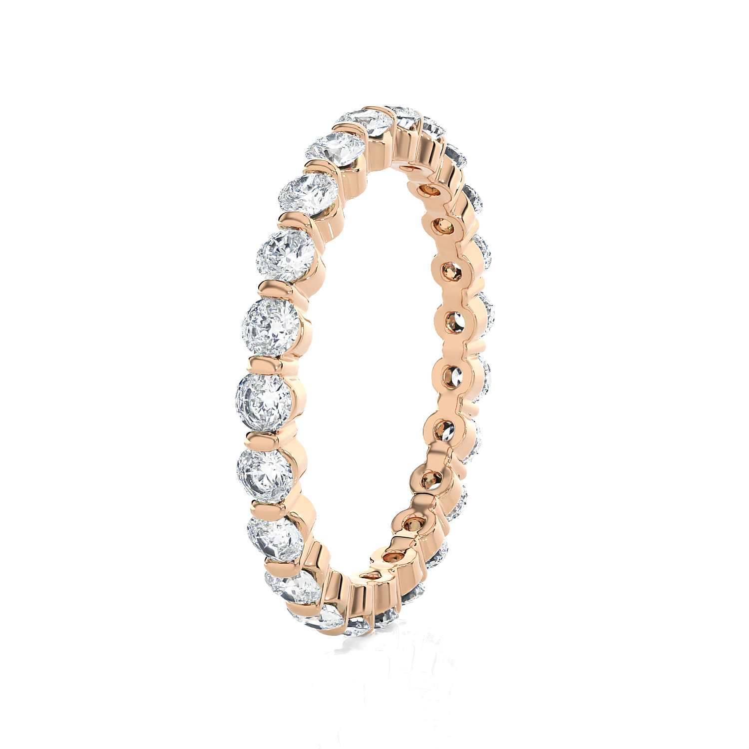 1 5/8 ctw Round Lab Grown Diamond Eternity Band