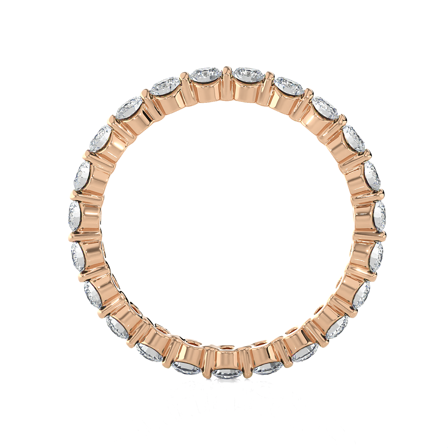 1 5/8 ctw Round Lab Grown Diamond Eternity Band