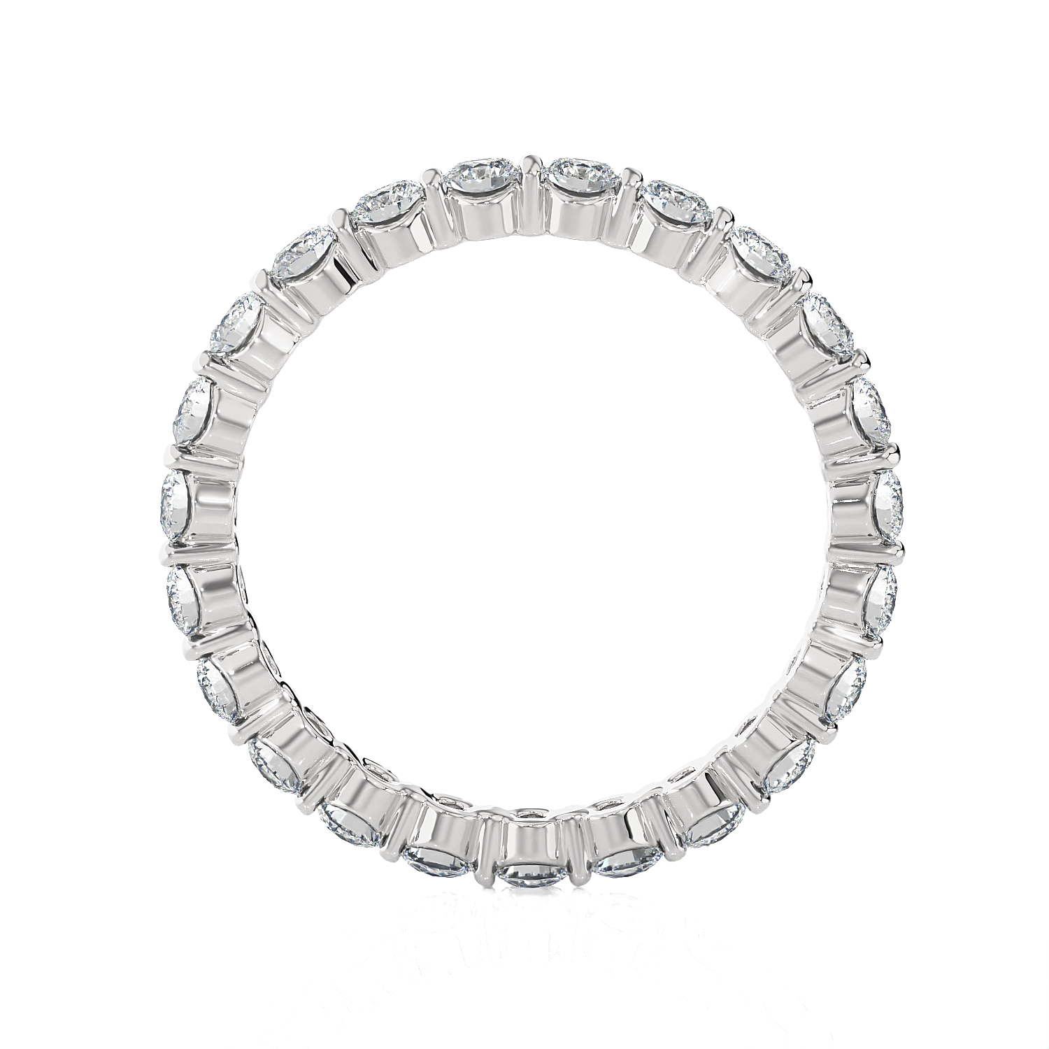 1 5/8 ctw Round Lab Grown Diamond Eternity Band