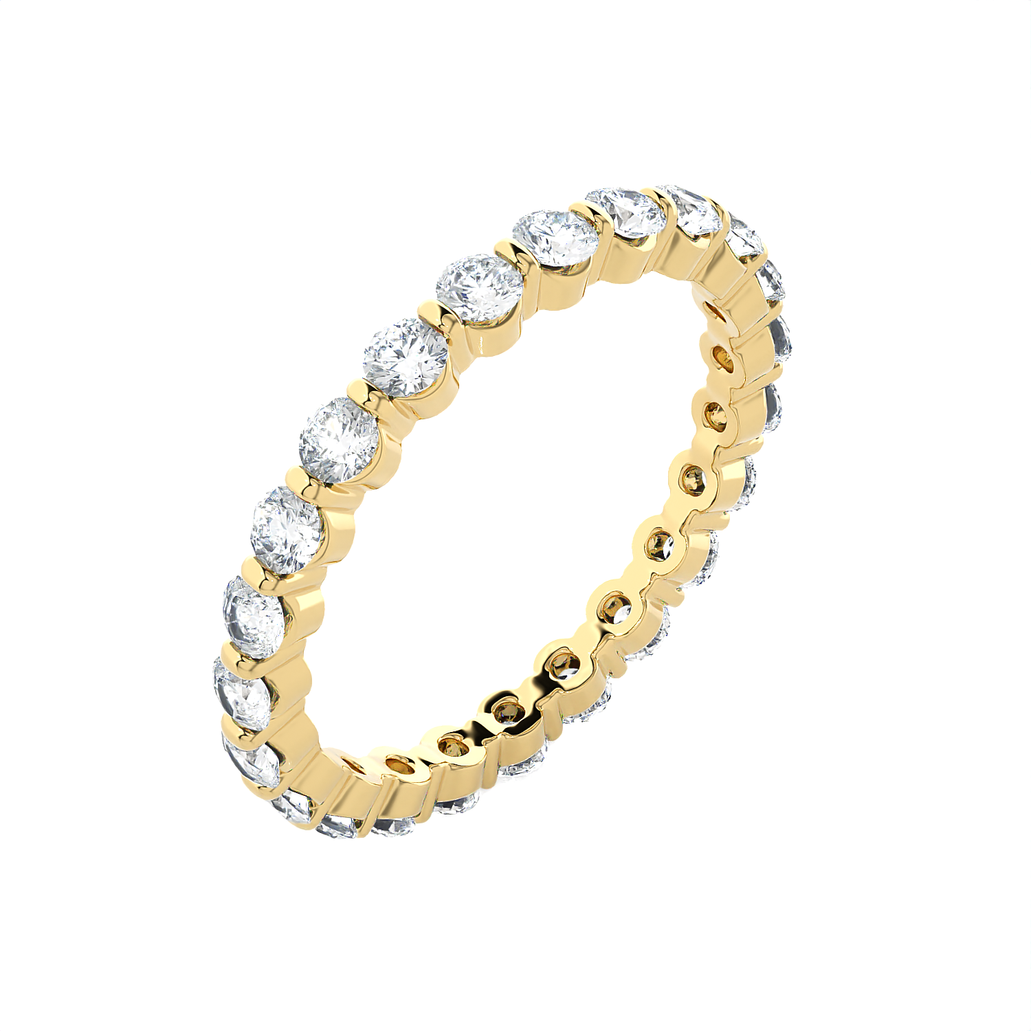 1 5/8 ctw Round Lab Grown Diamond Eternity Band