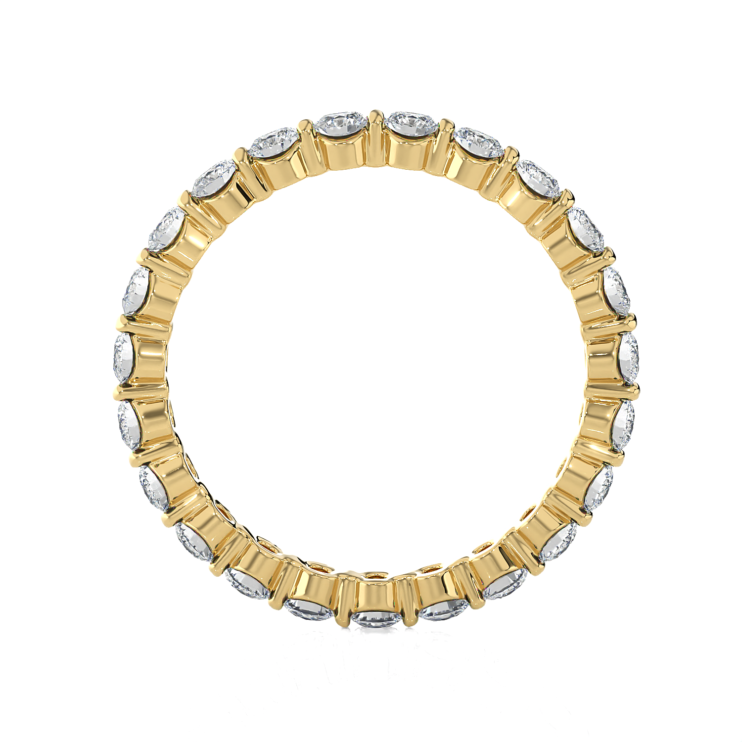1 5/8 ctw Round Lab Grown Diamond Eternity Band
