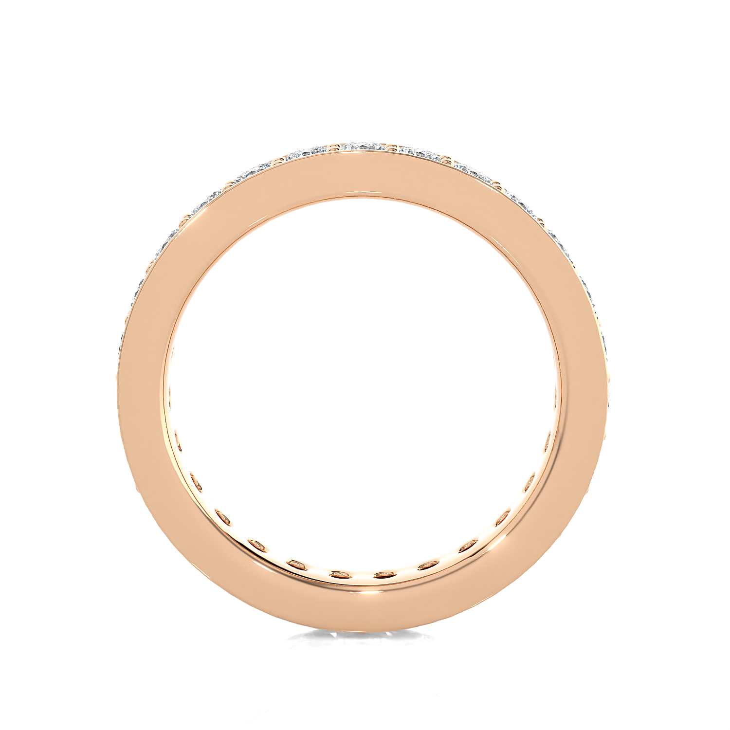 1 7/8 ctw Round Lab Grown Diamond  Eternity Band