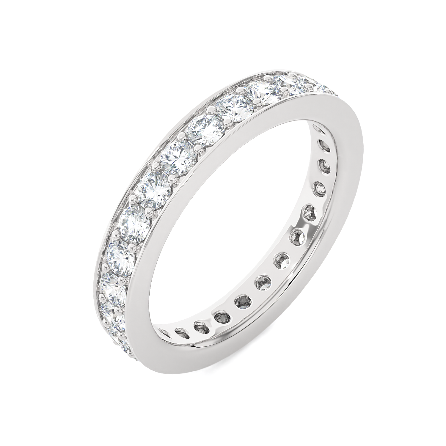 1 7/8 ctw Round Lab Grown Diamond  Eternity Band
