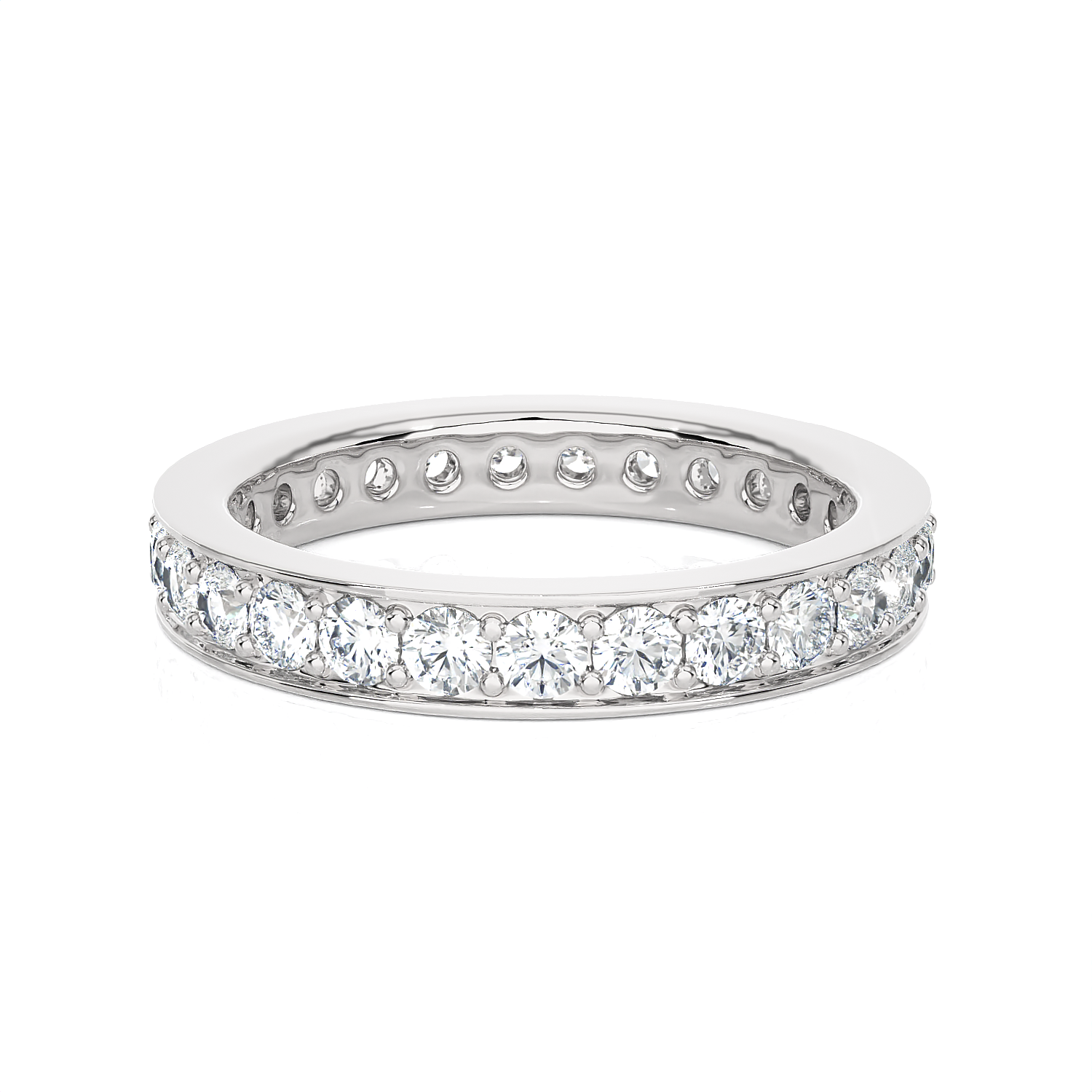1 7/8 ctw Round Lab Grown Diamond  Eternity Band