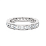 1 7/8 ctw Round Lab Grown Diamond  Eternity Band
