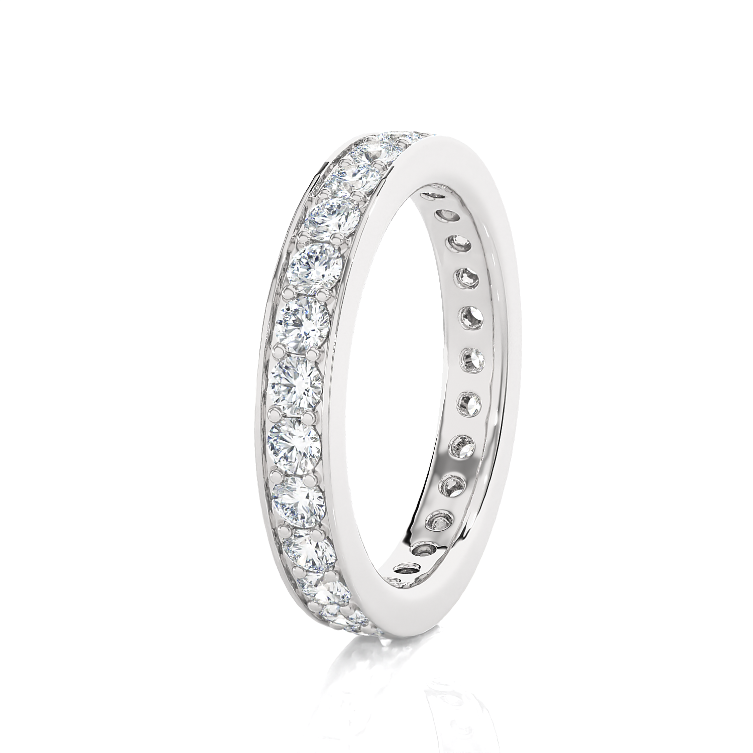1 7/8 ctw Round Lab Grown Diamond  Eternity Band
