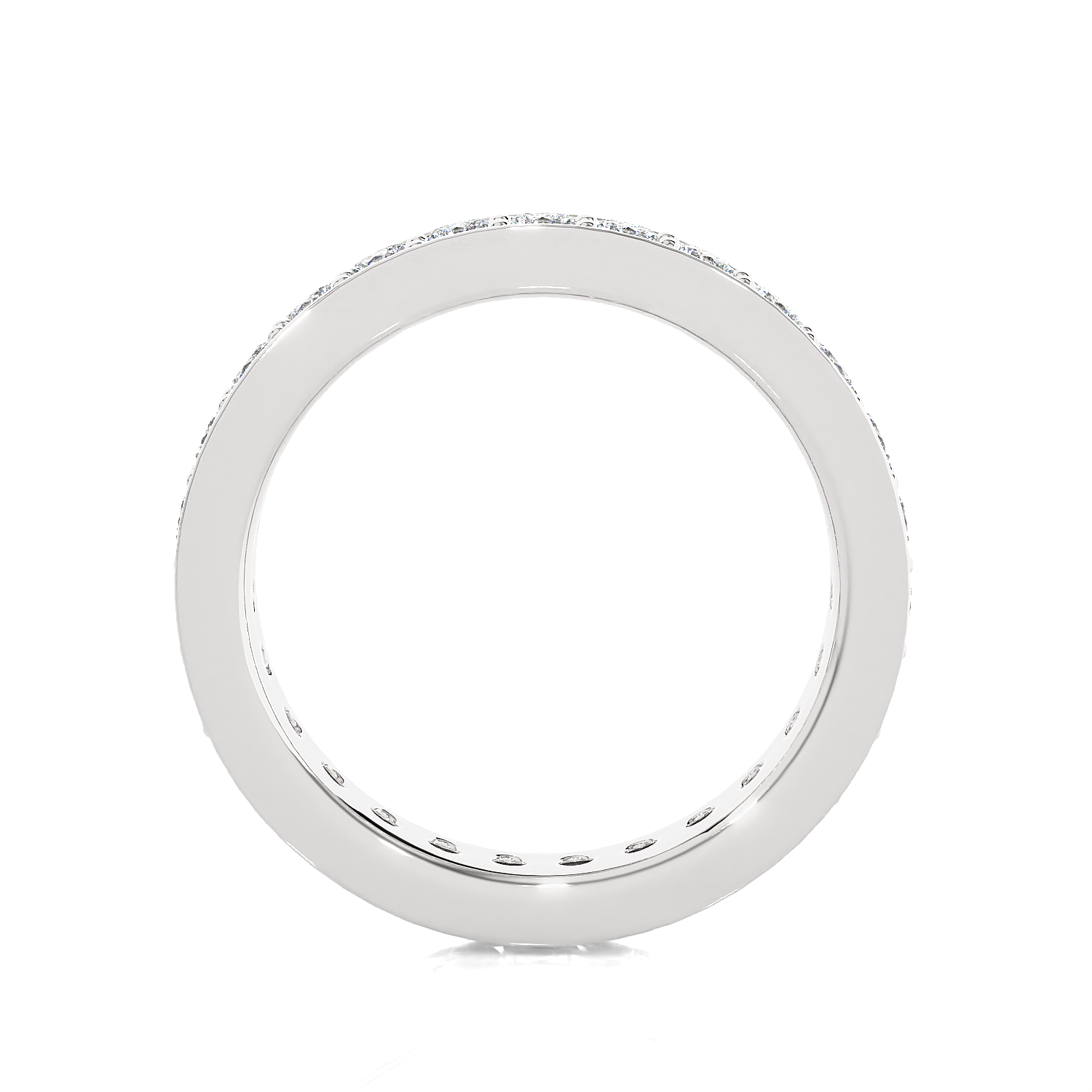 1 7/8 ctw Round Lab Grown Diamond  Eternity Band