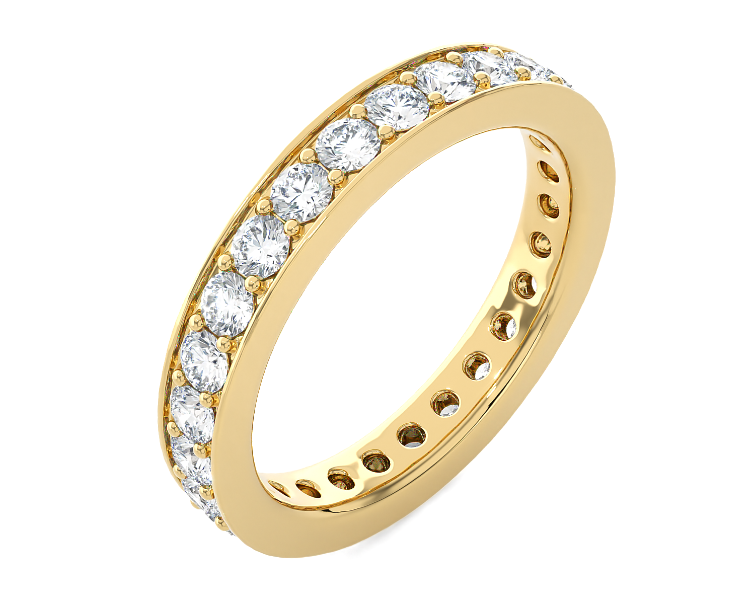 1 7/8 ctw Round Lab Grown Diamond  Eternity Band