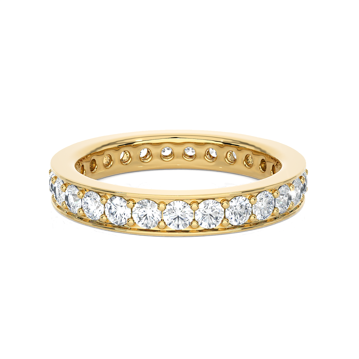 1 7/8 ctw Round Lab Grown Diamond  Eternity Band