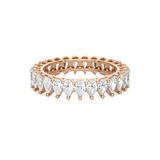 1 5/8 ctw Pear-Shape Lab Grown Diamond Eternity Band