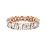 1 1/2 ctw Pear-Shape Lab Grown Diamond Eternity Band
