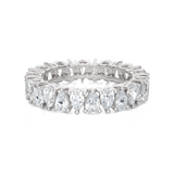 1 1/2 ctw Pear-Shape Lab Grown Diamond Eternity Band
