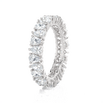 1 1/2 ctw Pear-Shape Lab Grown Diamond Eternity Band