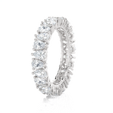 1 1/2 ctw Pear-Shape Lab Grown Diamond Eternity Band