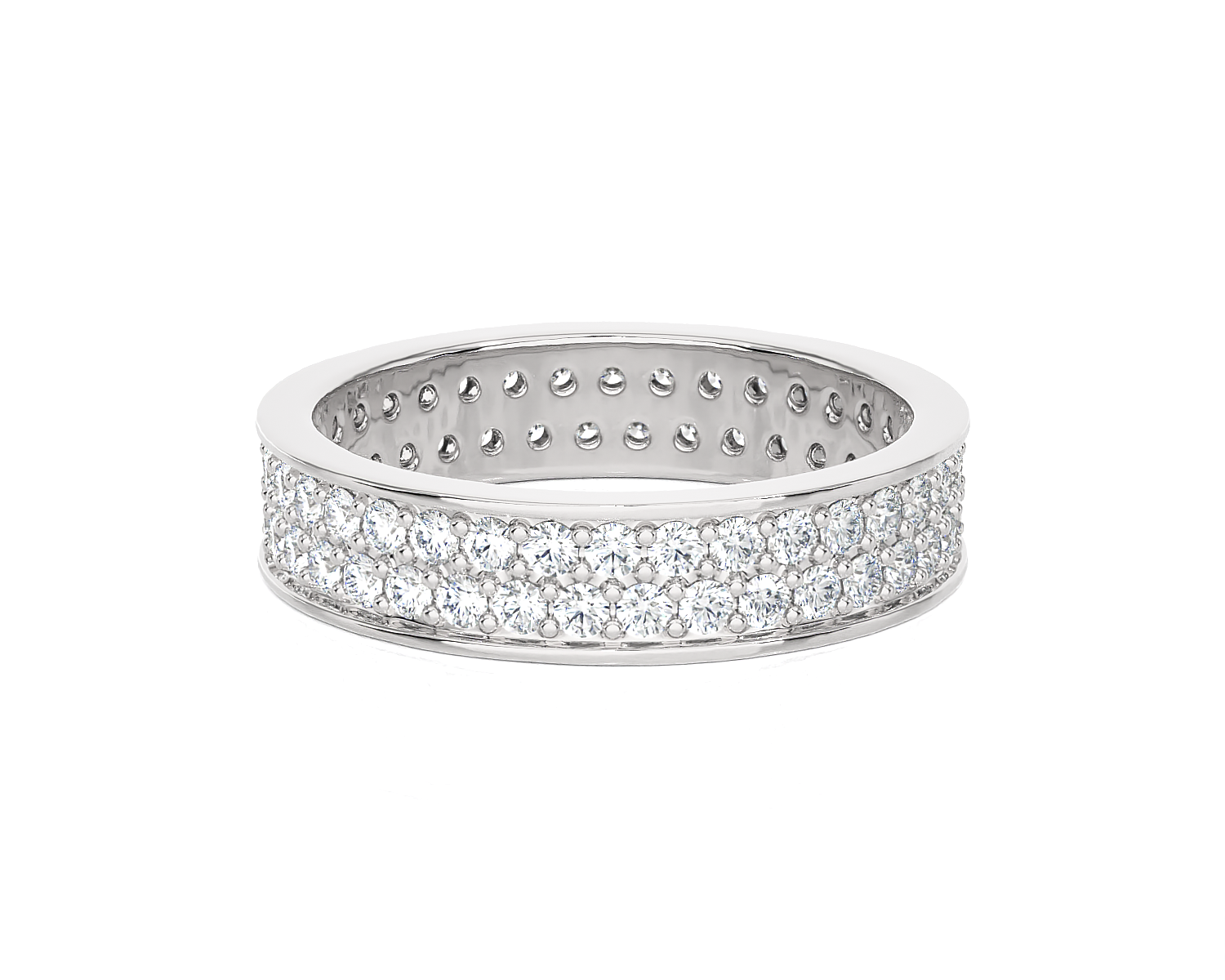 1 ctw Round Lab Grown Diamond Eternity Band