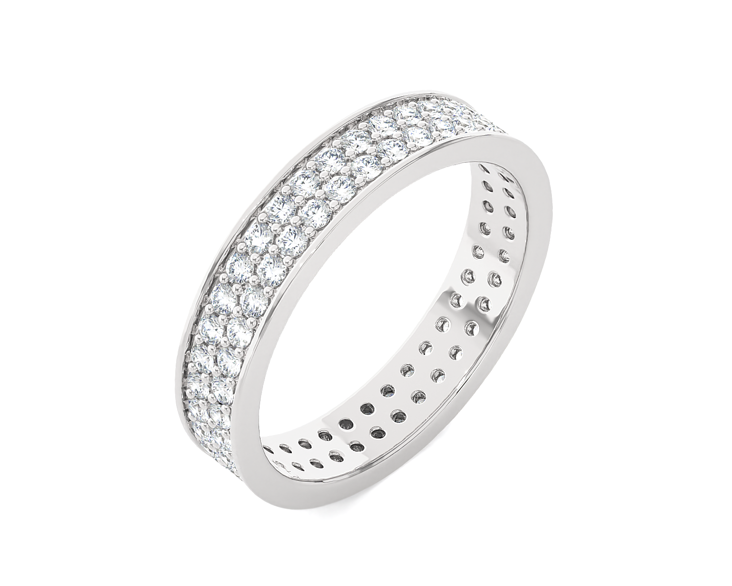 1 ctw Round Lab Grown Diamond  Eternity Band