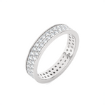 1 ctw Round Lab Grown Diamond  Eternity Band