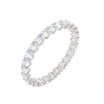 1 1/2 ctw Round Lab Grown Diamond V-Prong  Eternity Band
