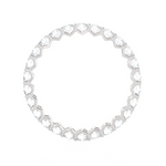 1 1/2 ctw Round Lab Grown Diamond V-Prong  Eternity Band