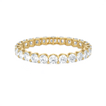1 1/2 ctw Round Lab Grown Diamond V-Prong  Eternity Band