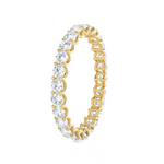 1 1/2 ctw Round Lab Grown Diamond V-Prong  Eternity Band