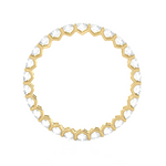 1 1/2 ctw Round Lab Grown Diamond V-Prong  Eternity Band