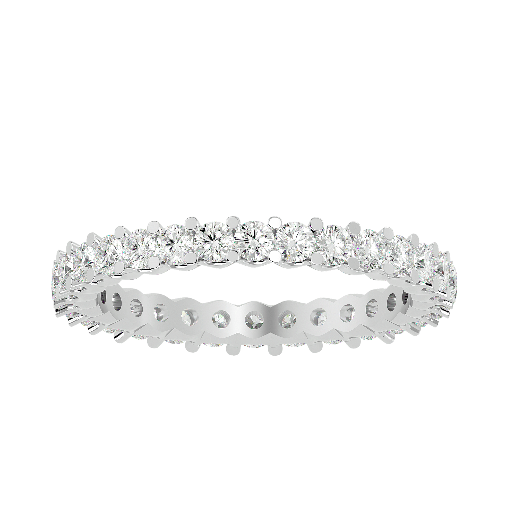 1 1/3 ctw Round Lab Grown Diamond Eternity Band