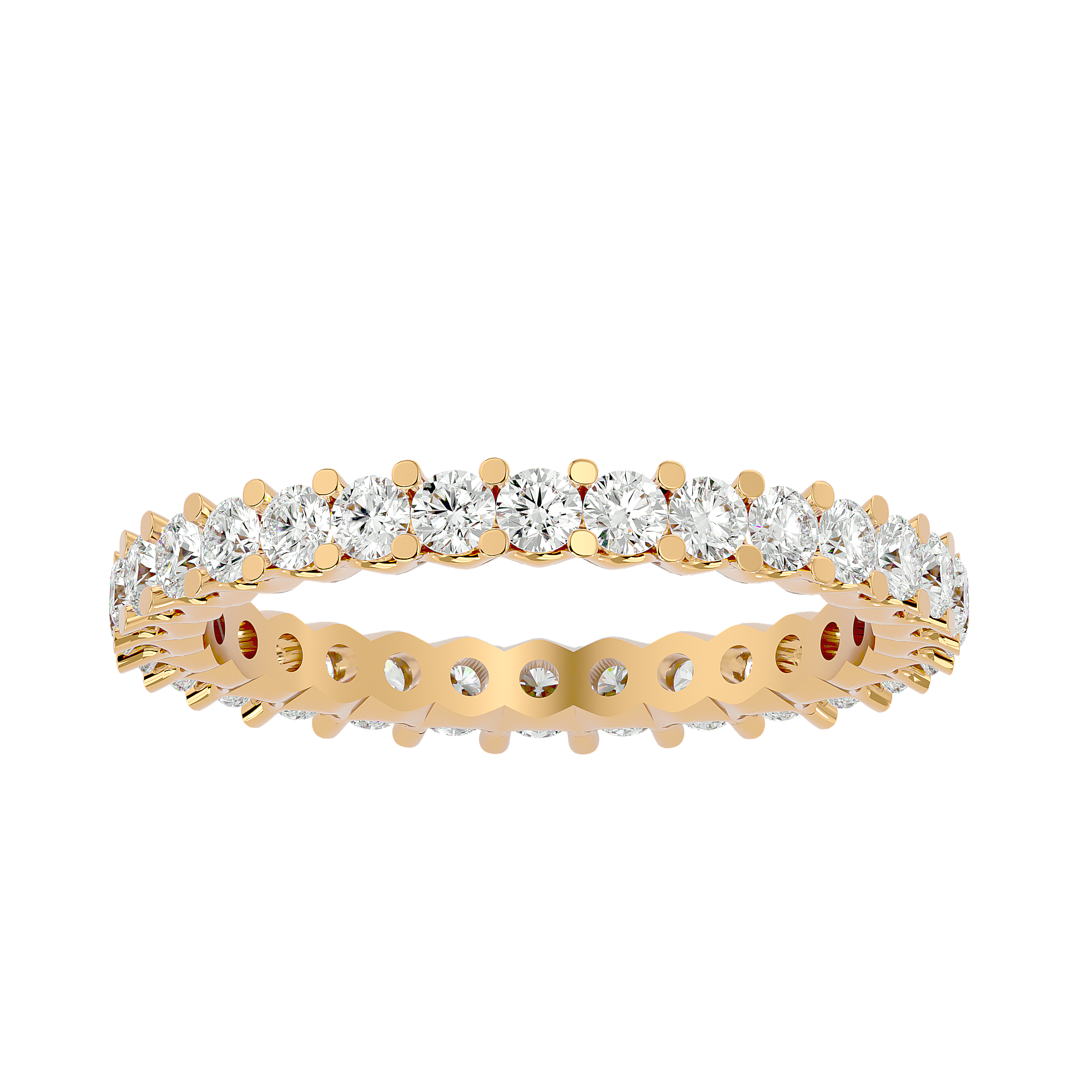 1 1/3 ctw Round Lab Grown Diamond Eternity Band