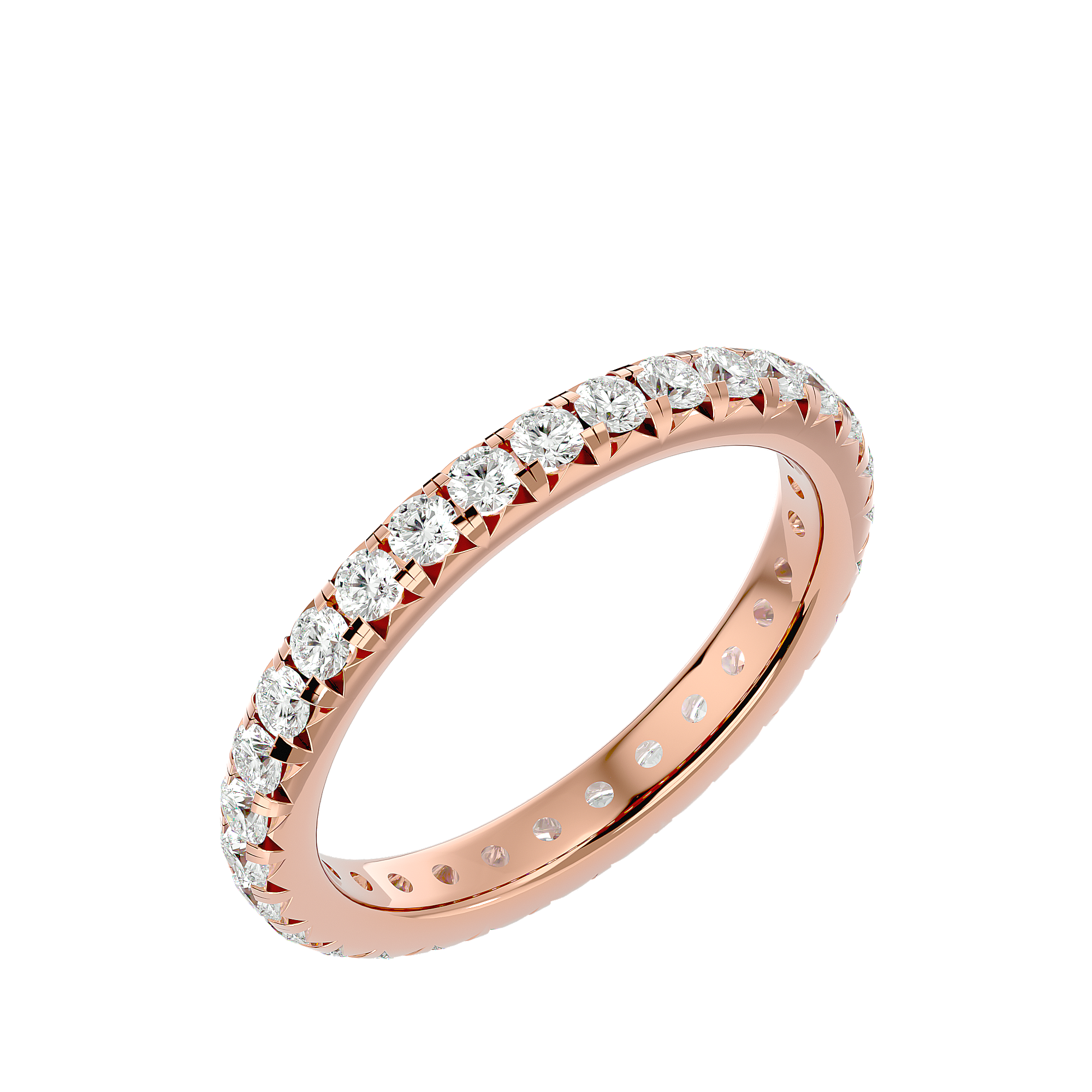 1 1/5 ctw Round Lab Grown Diamond Eternity Band