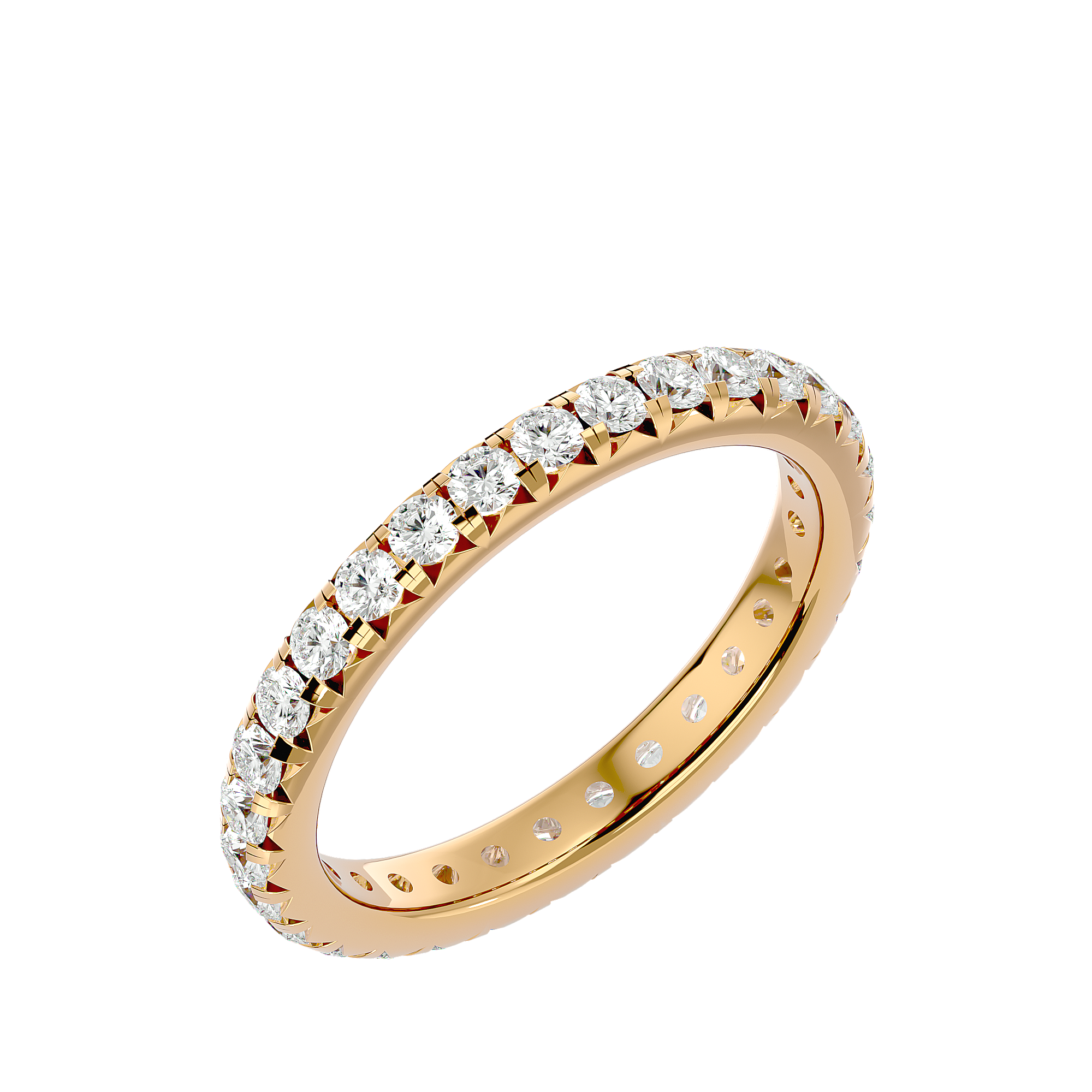 1 1/5 ctw Round Lab Grown Diamond Eternity Band