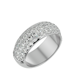 2 1/5 ctw Round Lab Grown Diamond Anniversary Ring