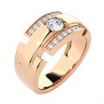 3/4 ctw Round Lab Grown Diamond Ring