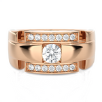 3/4 ctw Round Lab Grown Diamond Ring