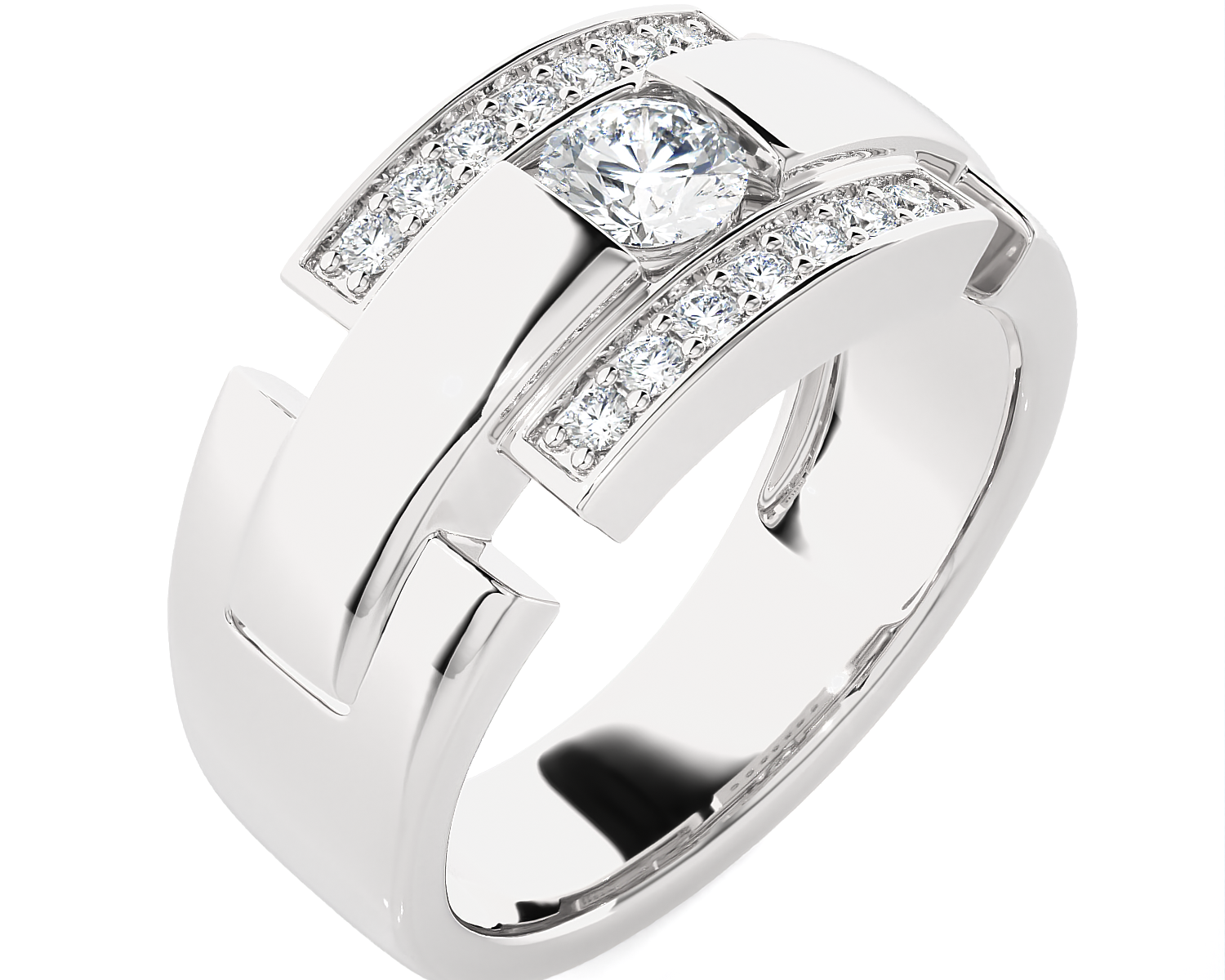 3/4 ctw Round Lab Grown Diamond Ring