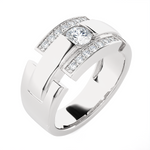3/4 ctw Round Lab Grown Diamond Ring