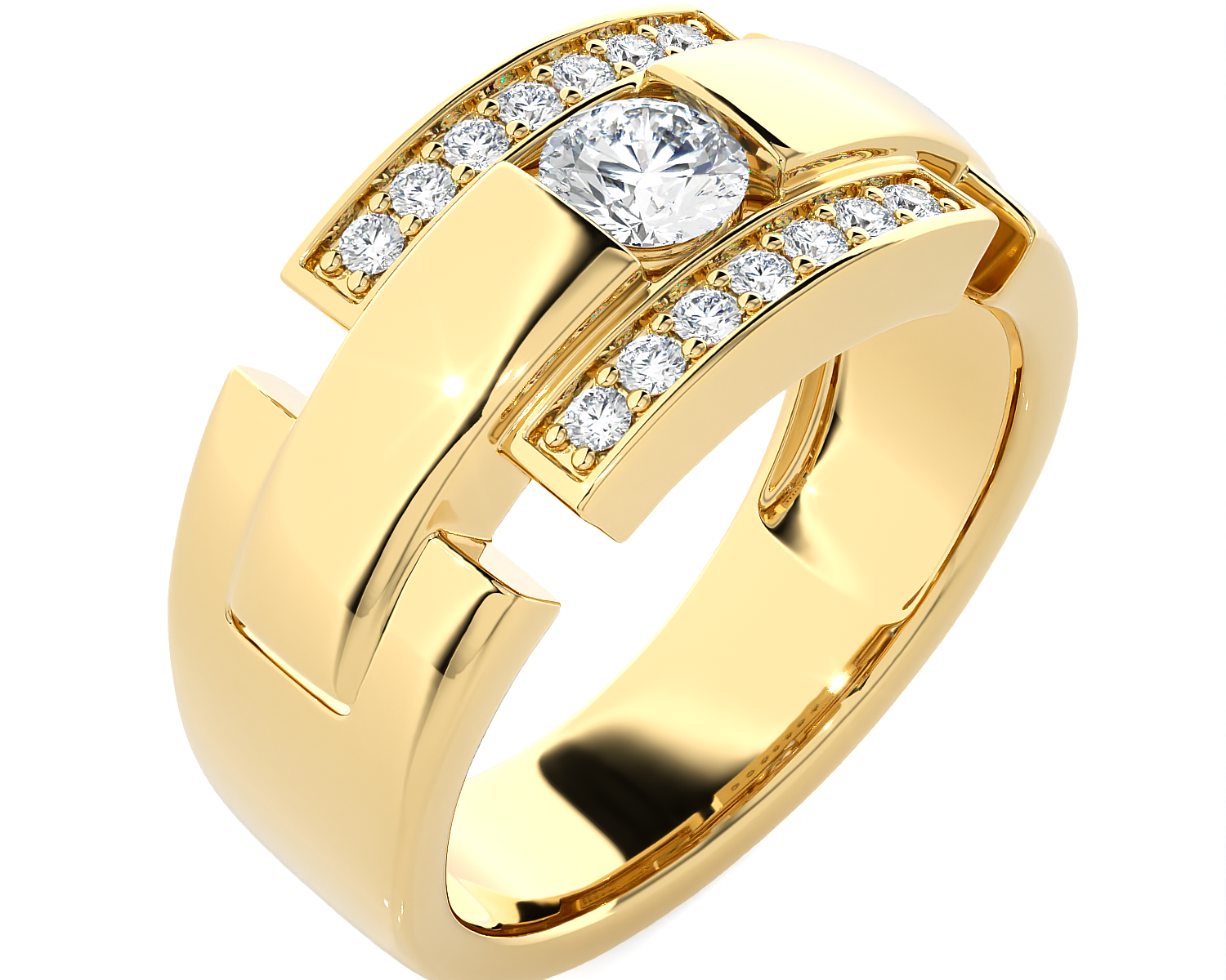 3/4 ctw Round Lab Grown Diamond Ring