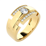 3/4 ctw Round Lab Grown Diamond Ring