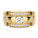 3/4 ctw Round Lab Grown Diamond Ring