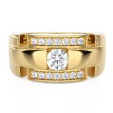 3/4 ctw Round Lab Grown Diamond Ring