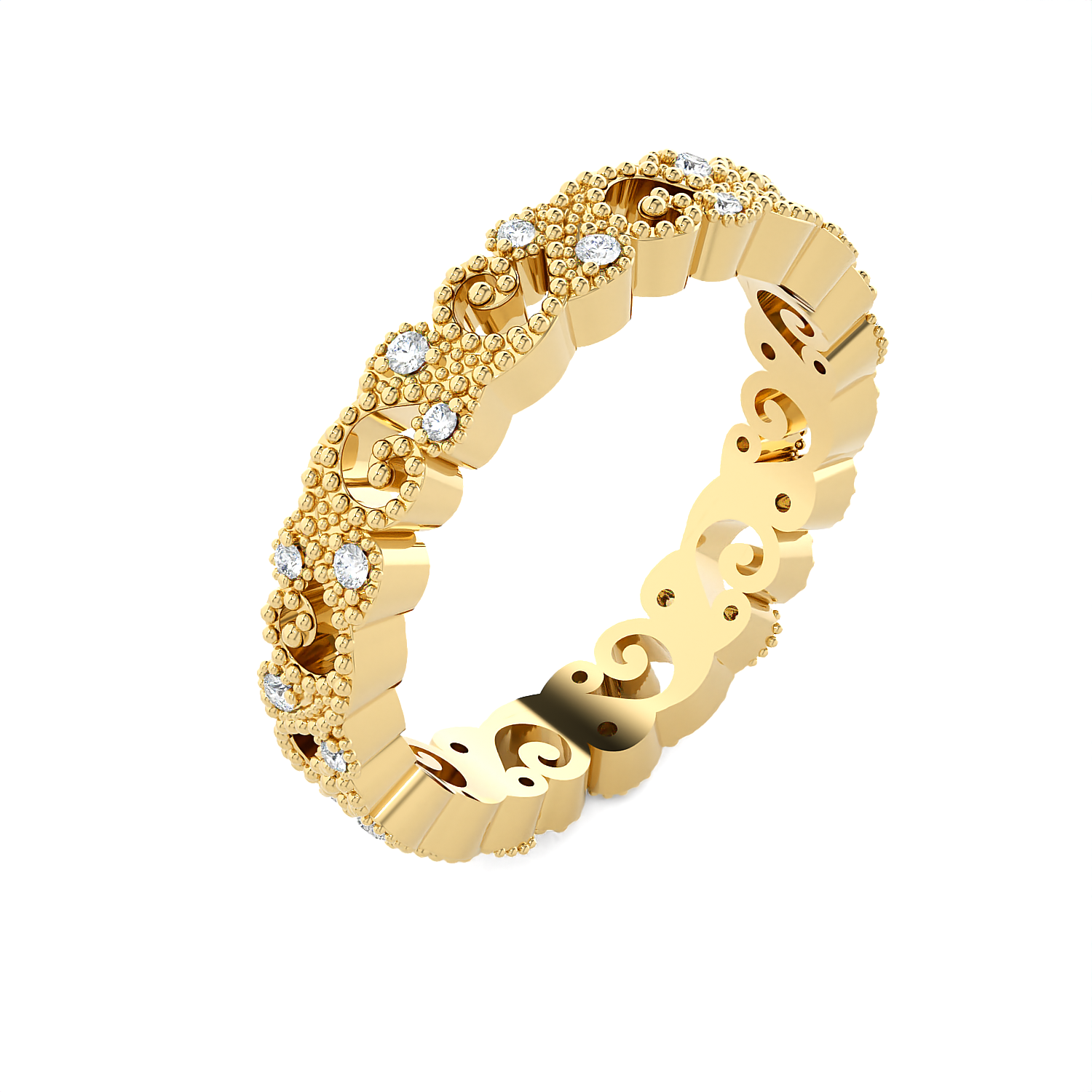 1/6 ctw Round Lab Grown Diamond Ring