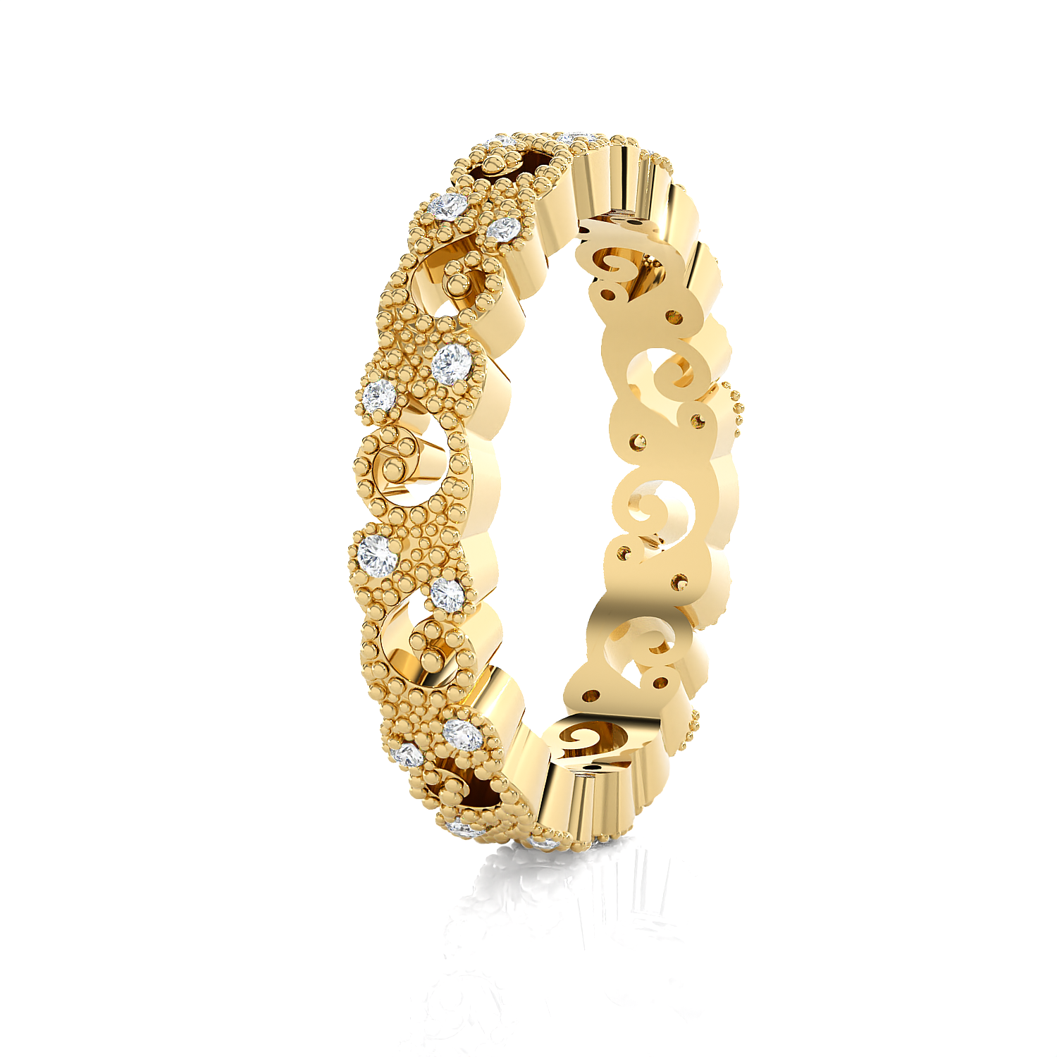 1/6 ctw Round Lab Grown Diamond Ring