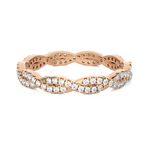 1/2 ctw Round Lab Grown Diamond Anniversary Ring