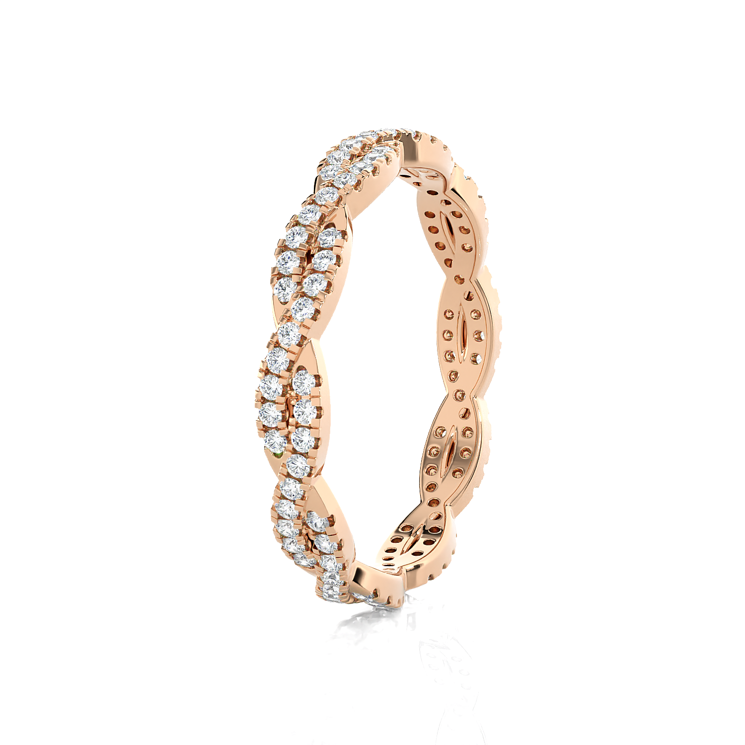 1/2 ctw Round Lab Grown Diamond Anniversary Ring