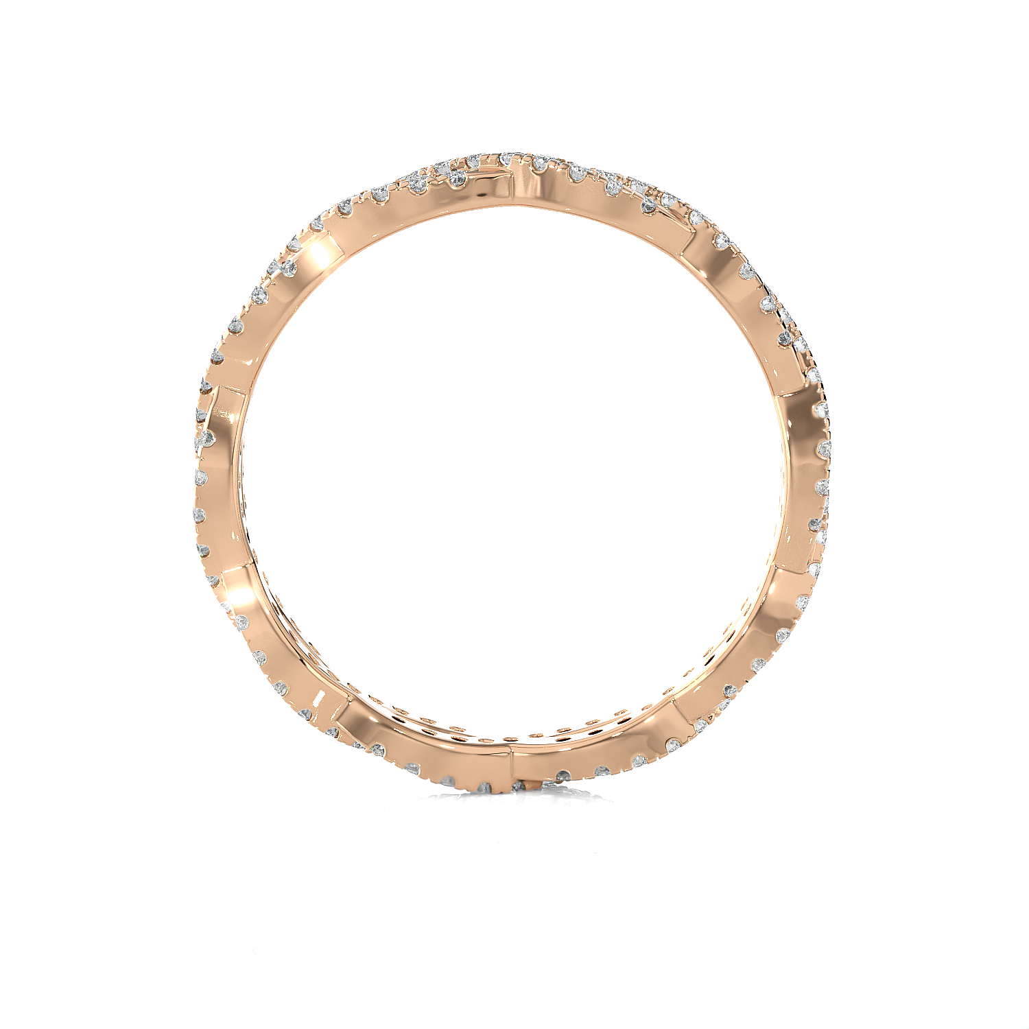 1/2 ctw Round Lab Grown Diamond Anniversary Ring