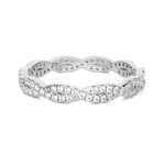 1/2 ctw Round Lab Grown Diamond Anniversary Ring