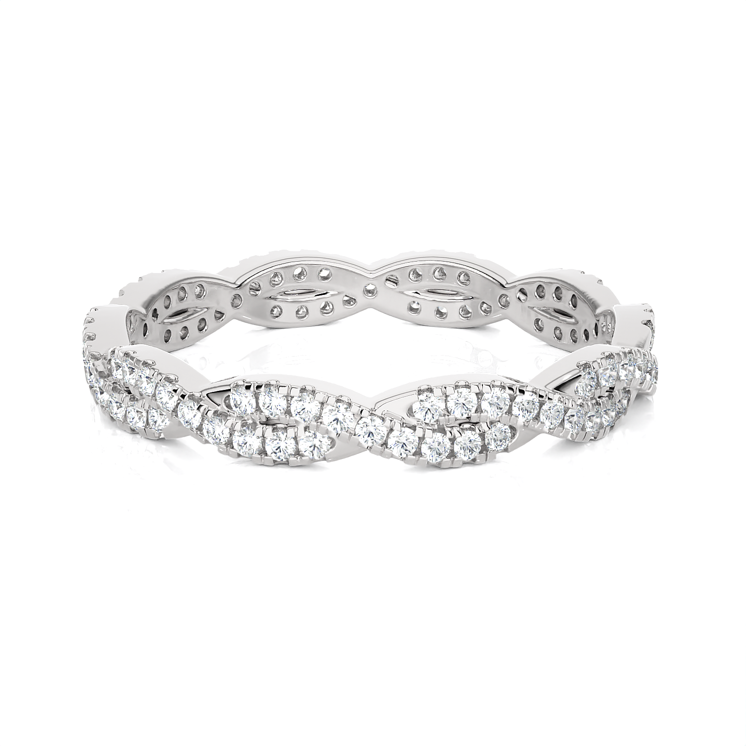 1/2 ctw Round Lab Grown Diamond Anniversary Ring